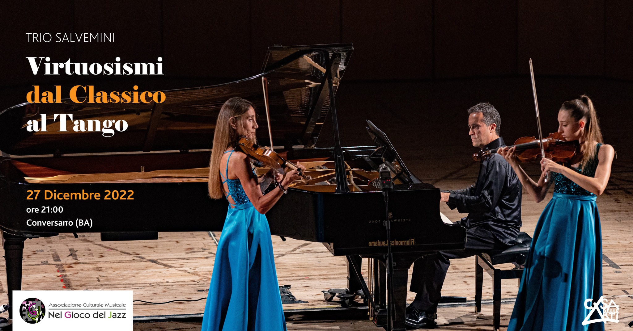 Trio Salvemini Virtuosismi dal classico al tango // 27.12.22