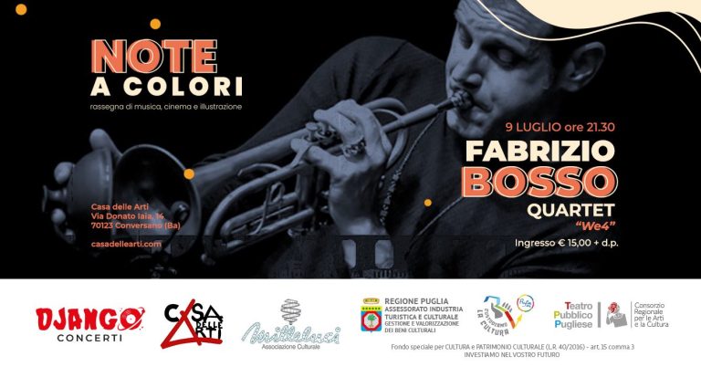 Fabrizio Bosso 4tet presenta We4 //  09.07.21