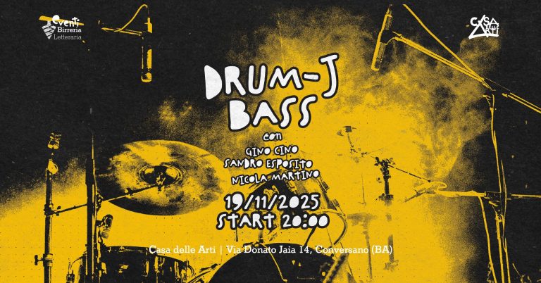 Drum-J-Bass Birreria Letteraria // 19.11.2025