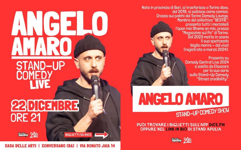 Angelo Amaro Stand-UP Comedy Live // 22.12.25